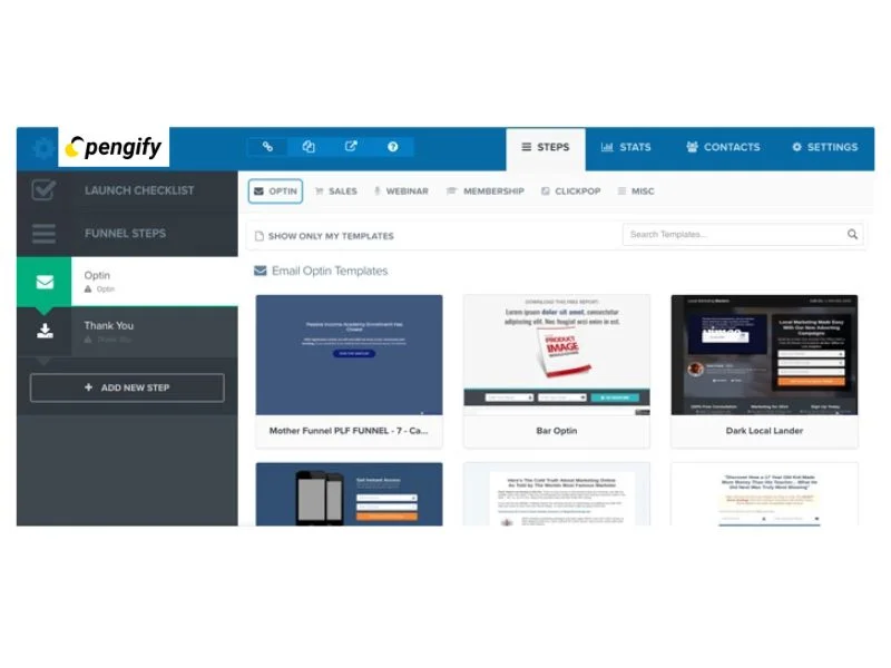 Klik på Build Funnel... og så er du færdig!