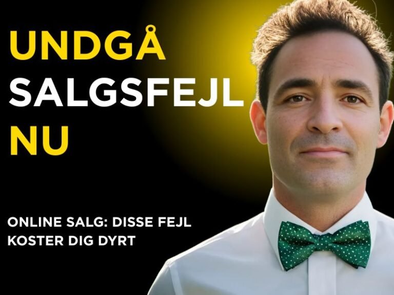 Websalg 10 klassiske fejl du SKAL undgå